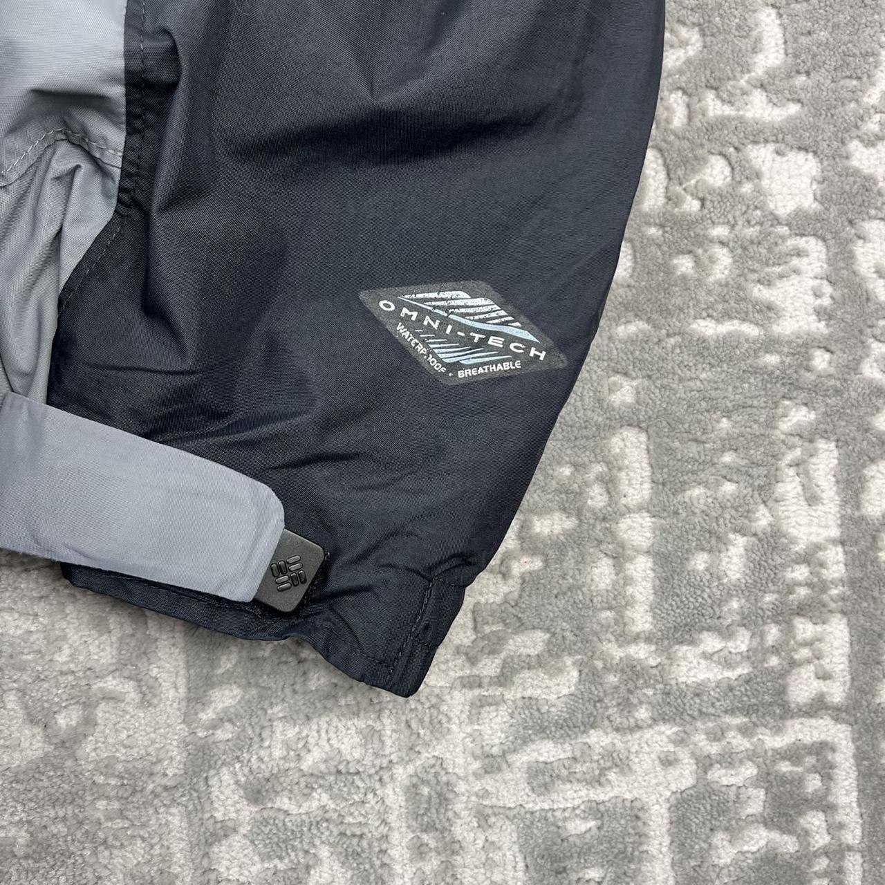 VINTAGE 00s COLUMBIA TECHNICAL WATERPROOF JACKET BLACK