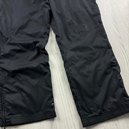 VINTAGE Y2K ADIDAS WIDE LEG BAGGY TRACKSUIT BOTTOMS BLACK