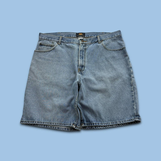 VINTAGE ROUTE 66 BAGGY JORTS BLUE