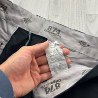 VINTAGE Y2K DICKIES 874 BAGGY TROUSERS BLACK