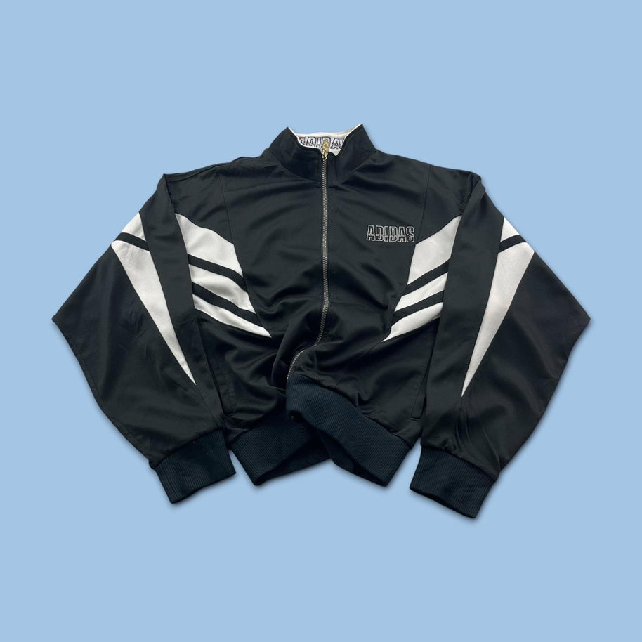 VINTAGE Y2K ADIDAS ZIP UP TRACK JACKET BLACK