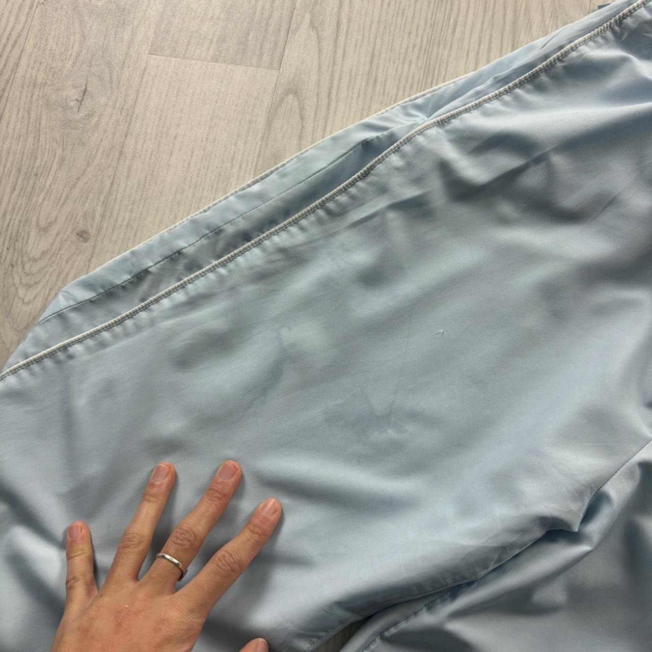 VINTAGE Y2K NIKE LOW RISE BAGGY TRACKSUIT BOTTOMS BABY BLUE