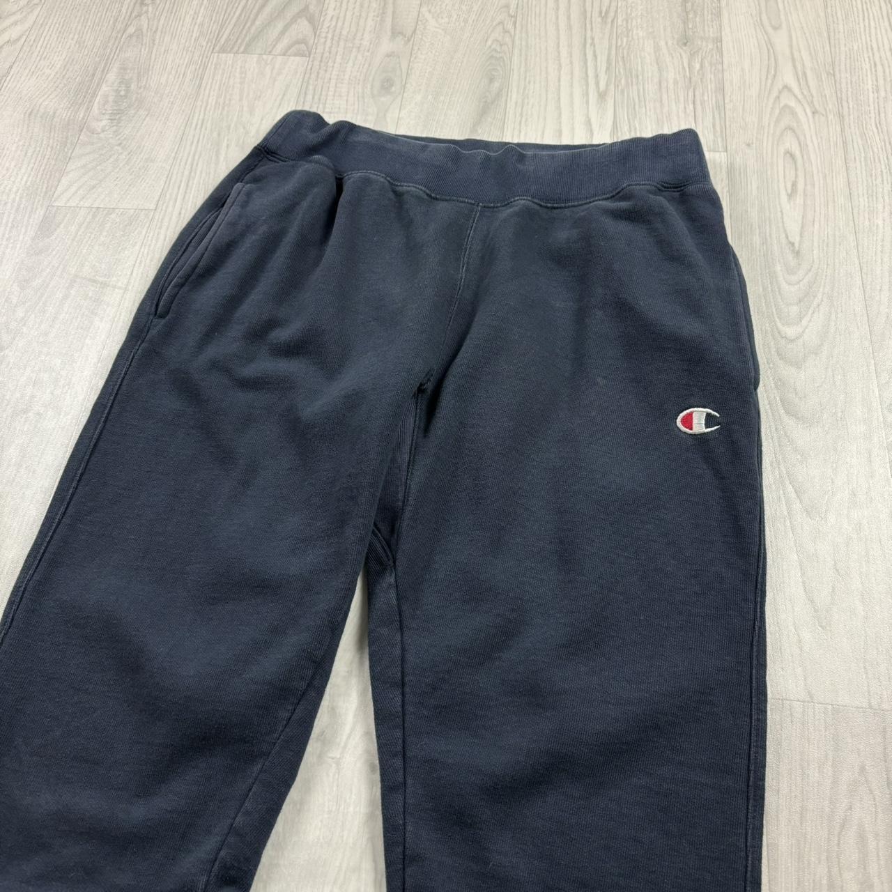 VINTAGE 00s CHAMPION REVERSE WEAVE COTTON SWEATPANTS NAVY