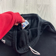 VINTAGE Y2K RUSSELL ATHLETIC BAGGY COTTON SWEATPANTS BLACK