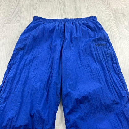 VINTAGE 90s ADIDAS BAGGY TRACKSUIT BOTTOMS BLUE