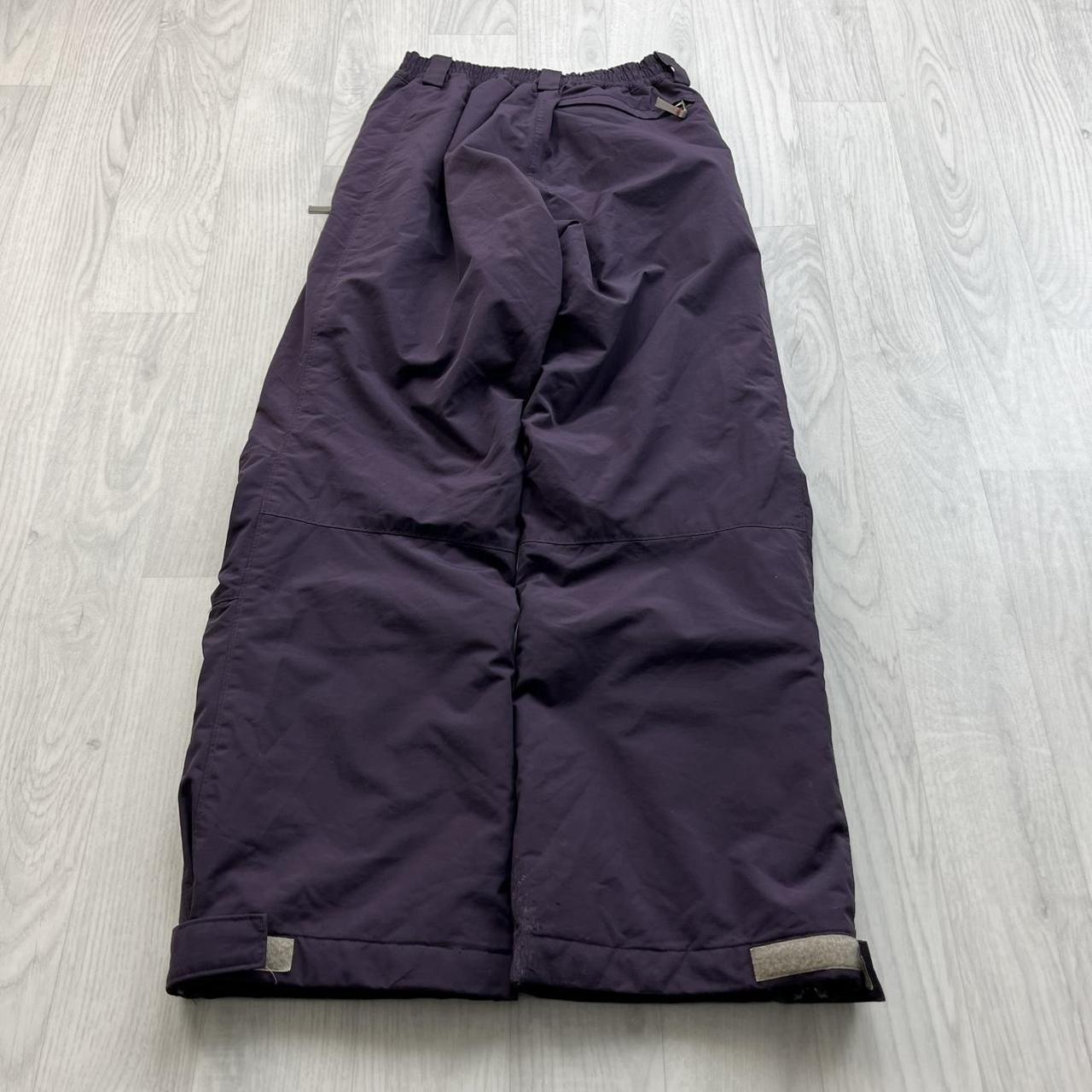 VINTAGE Y2K HELLY HANSEN BAGGY SKI PANTS SALOPETTES PURPLE