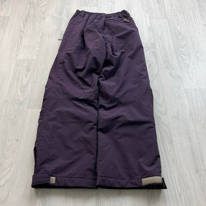 VINTAGE Y2K HELLY HANSEN BAGGY SKI PANTS SALOPETTES PURPLE