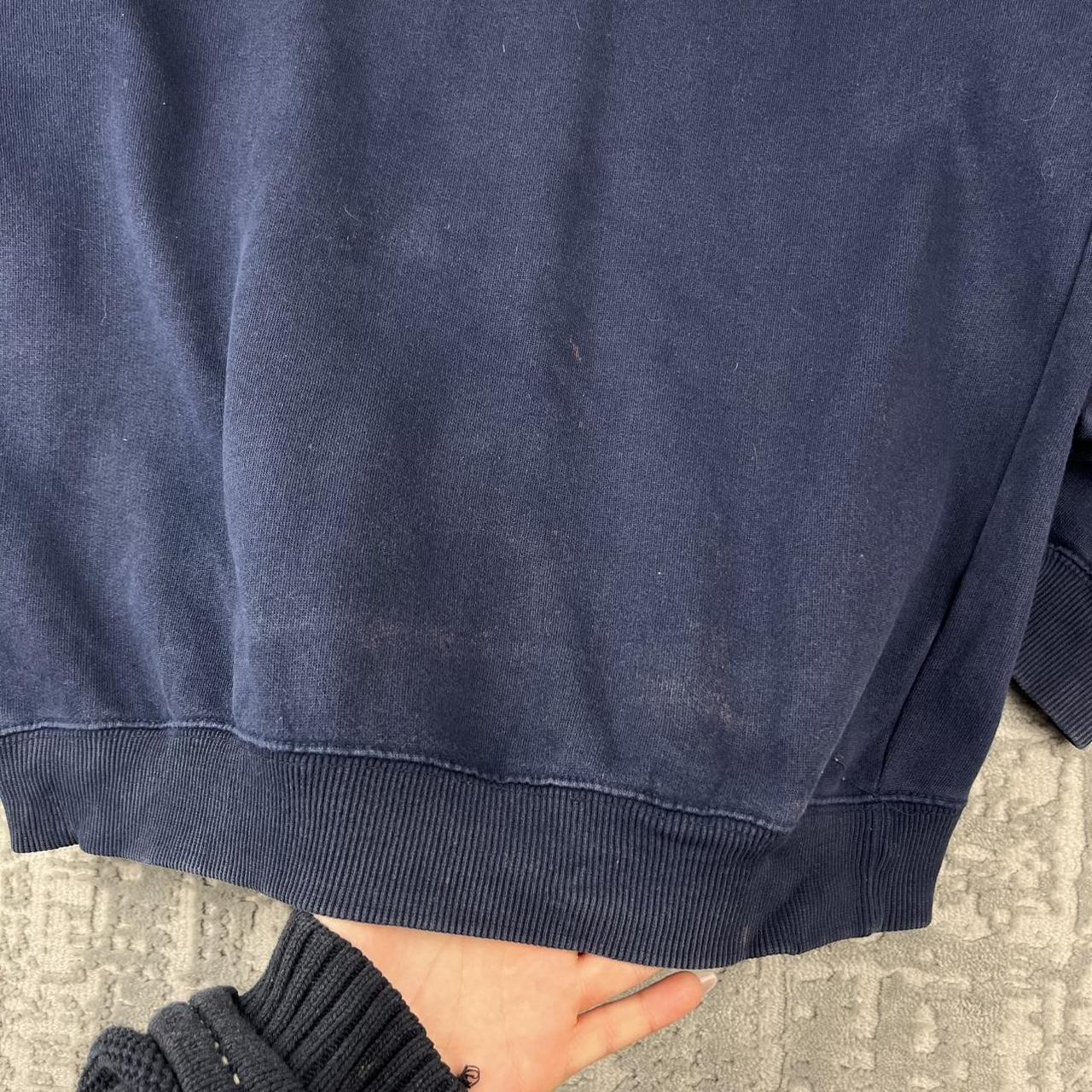 VINTAGE Y2K FILA SPELL OUT BOXY SWEATSHIRT NAVY