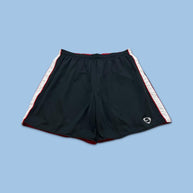 VINTAGE Y2K NIKE REVERSIBLE BAGGY BASKETBALL SPORT SHORTS BLACK / RED