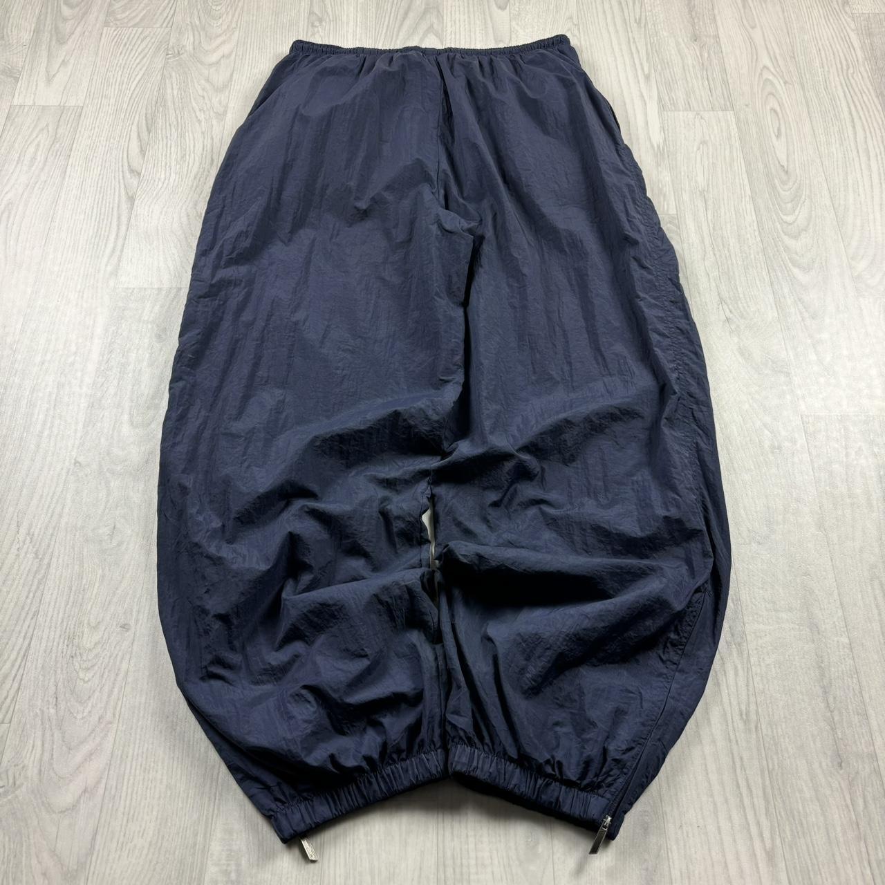 VINTAGE Y2K REEBOK BAGGY TRACKSUIT BOTTOMS NAVY