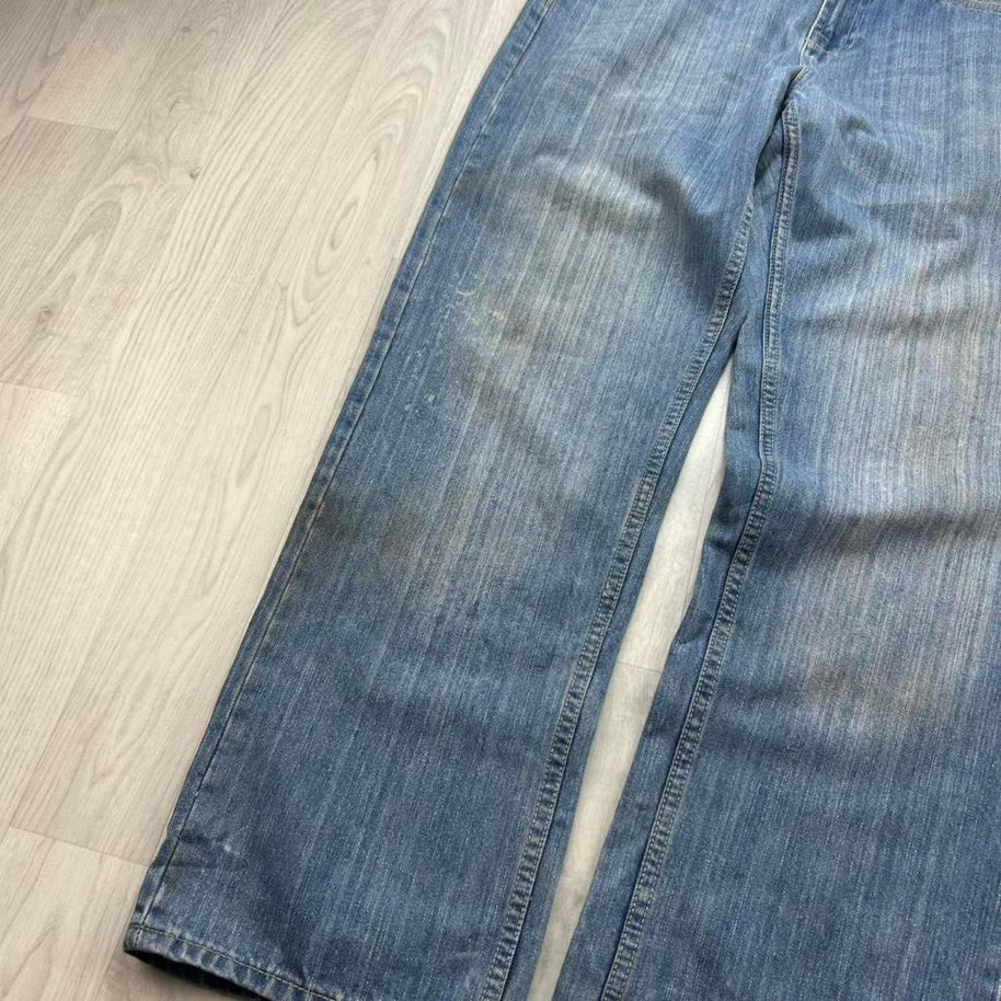 VINTAGE Y2K MARITHE FRANCOIS GIRBAUD BAGGY JEANS BLUE