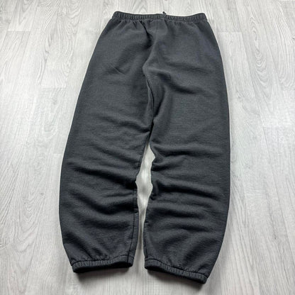 VINTAGE 00s CHAMPION BAGGY COTTON SWEATPANTS CHARCOAL GREY