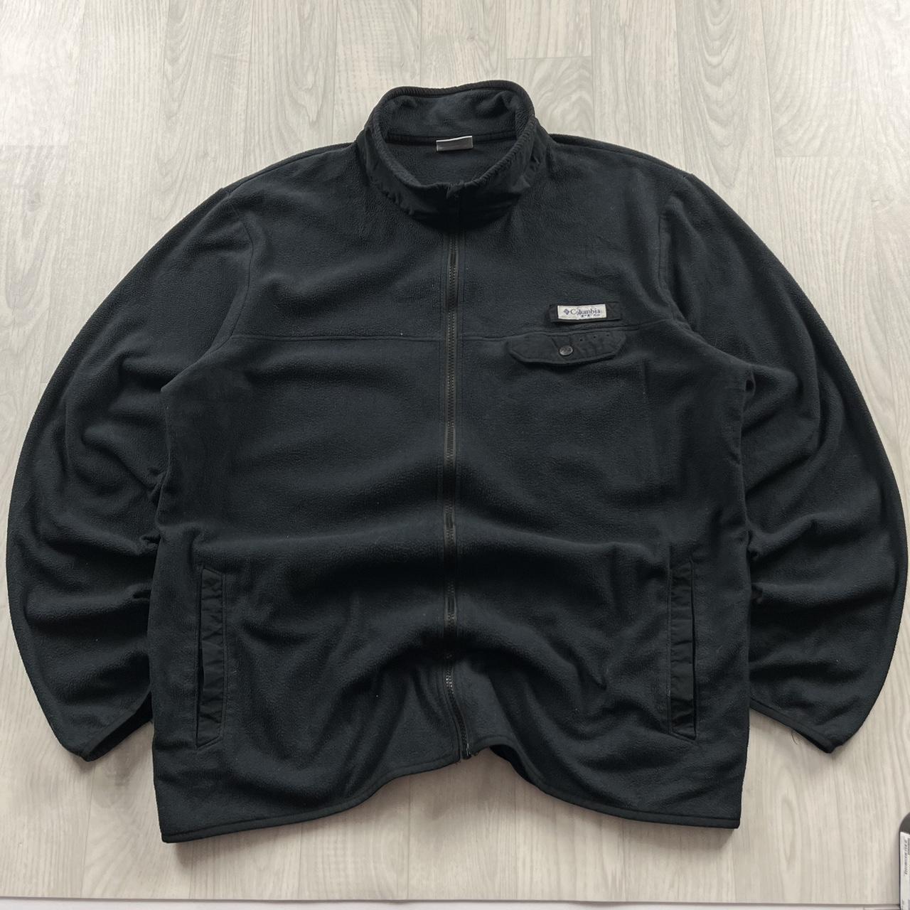 VINTAGE Y2K COLUMBIA ZIP UP FLEECE BLACK