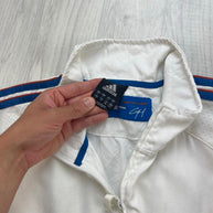 VINTAGE Y2K ADIDAS WINDBREAKER JACKET WHITE