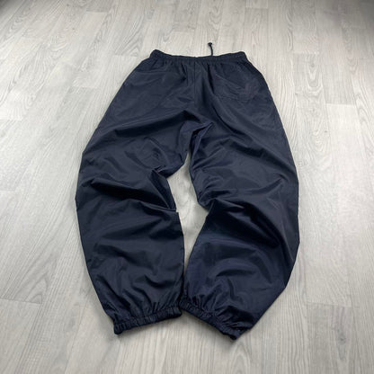 VINTAGE FILA BAGGY SHELL TRACKSUIT BOTTOMS NAVY (XL)