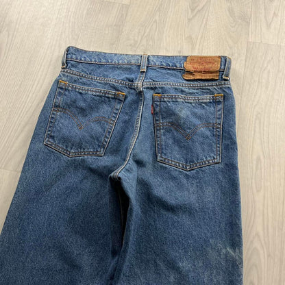 VINTAGE LEVIS RED TABS STRAIGHT TAPERED JEANS BLUE