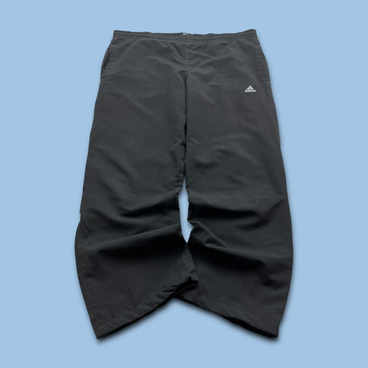 VINTAGE Y2K ADIDAS BAGGY TRACKSUIT BOTTOMS BLACK