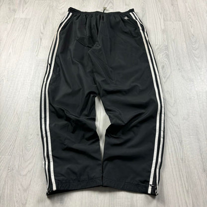 VINTAGE Y2K ADIDAS BAGGY TRACKSUIT BOTTOMS BLACK