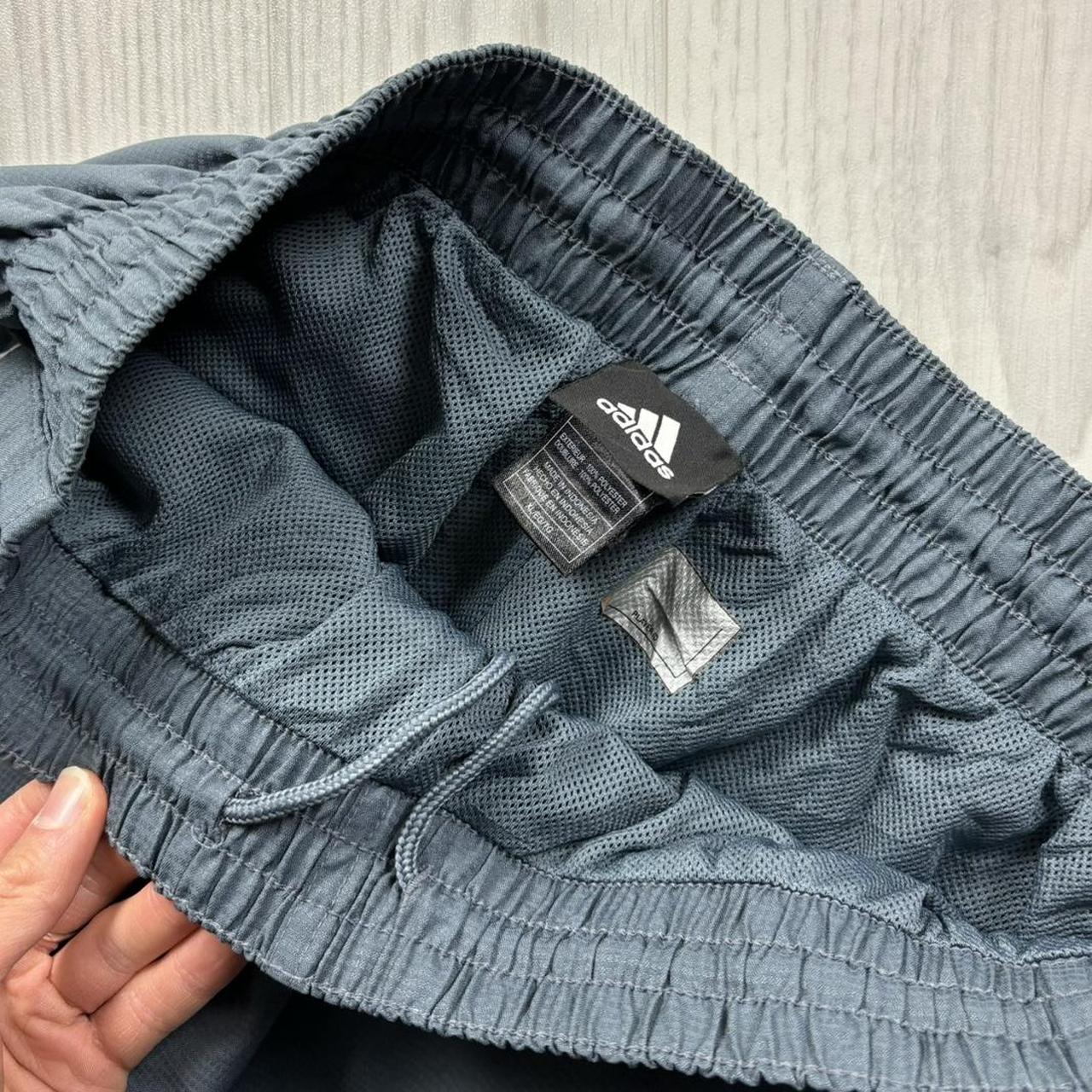 VINTAGE Y2K ADIDAS BAGGY TRACKSUIT BOTTOMS GREY