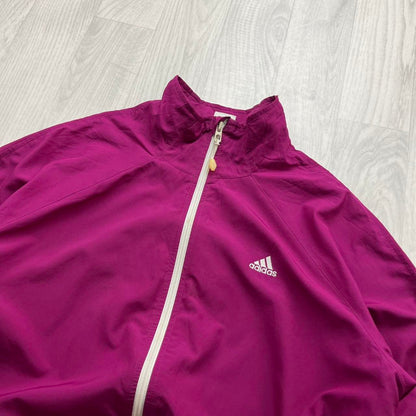 VINTAGE Y2K ADIDAS WINDBREAKER TRACK JACKET PINK