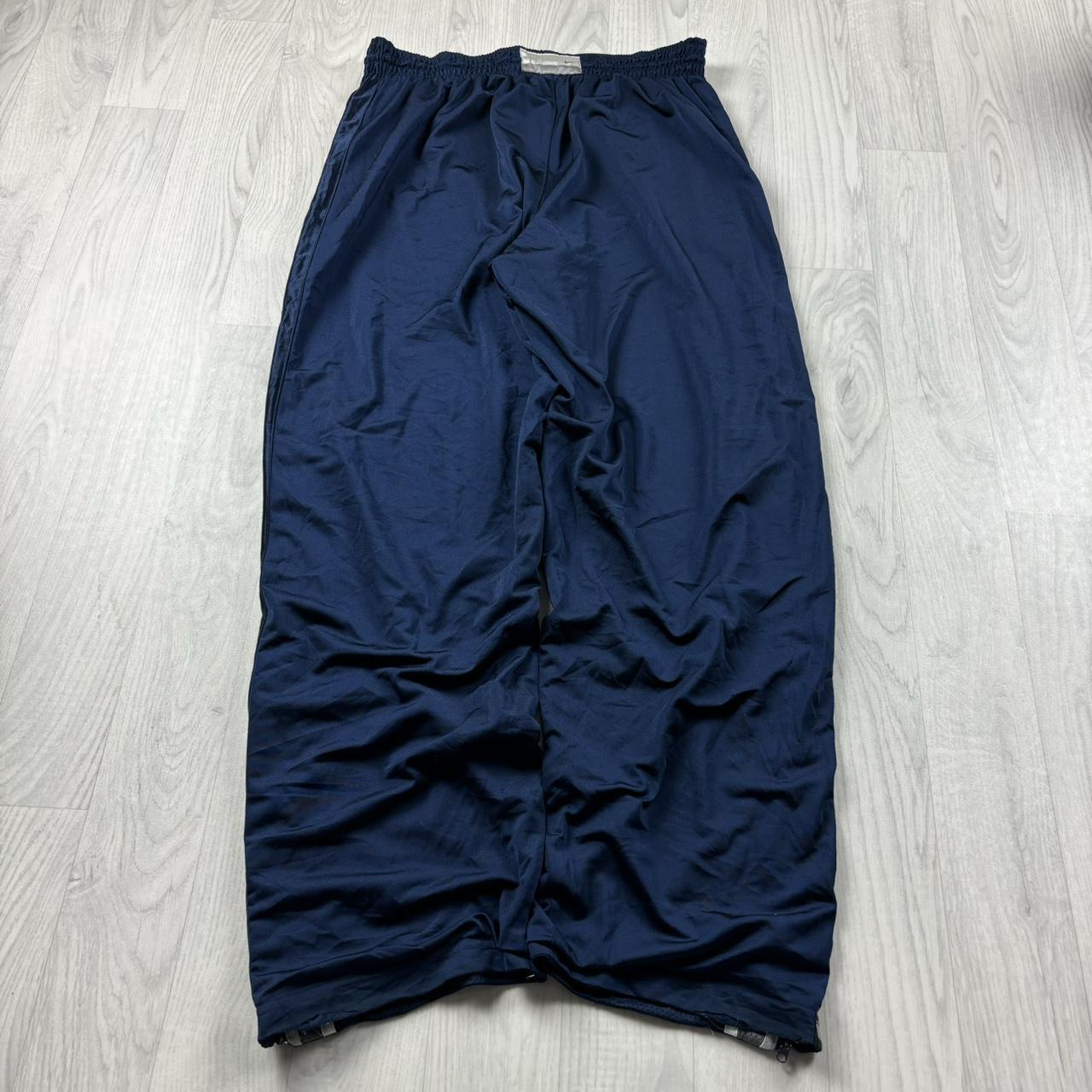 VINTAGE Y2K NIKE BAGGY REVERSIBLE TRACKSUIT BOTTOMS NAVY