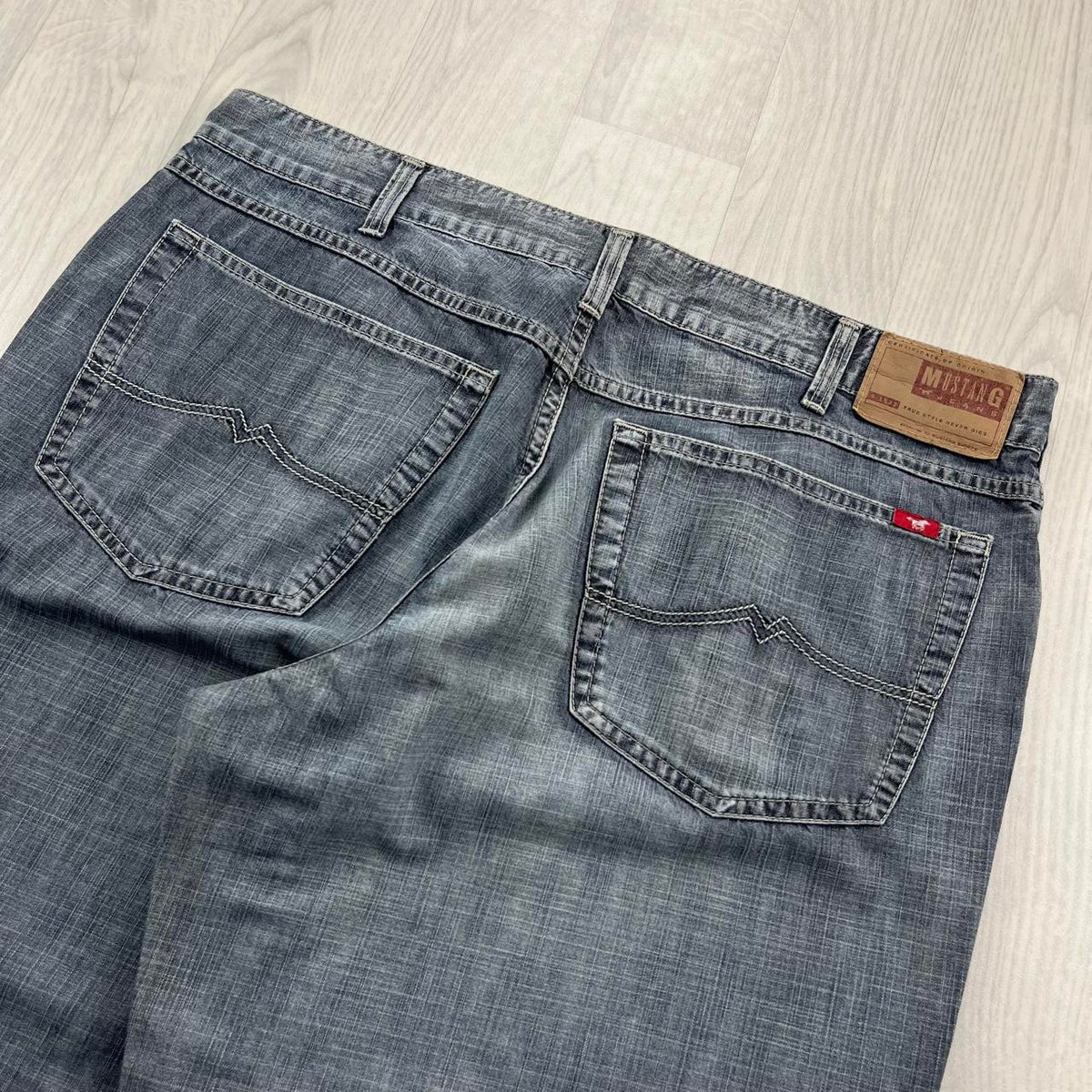 VINTAGE Y2K MUSTANG BAGGY JEANS BLUE