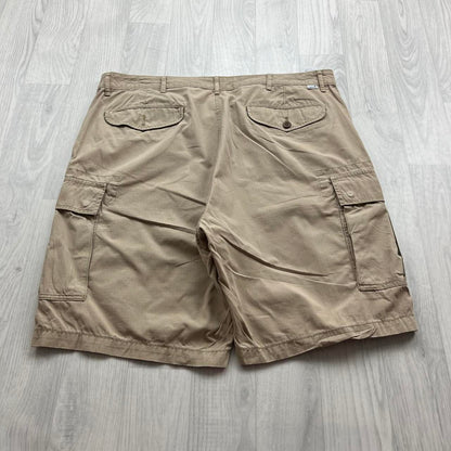 VINTAGE Y2K LEVIS BAGGY CARGO SHORTS BEIGE