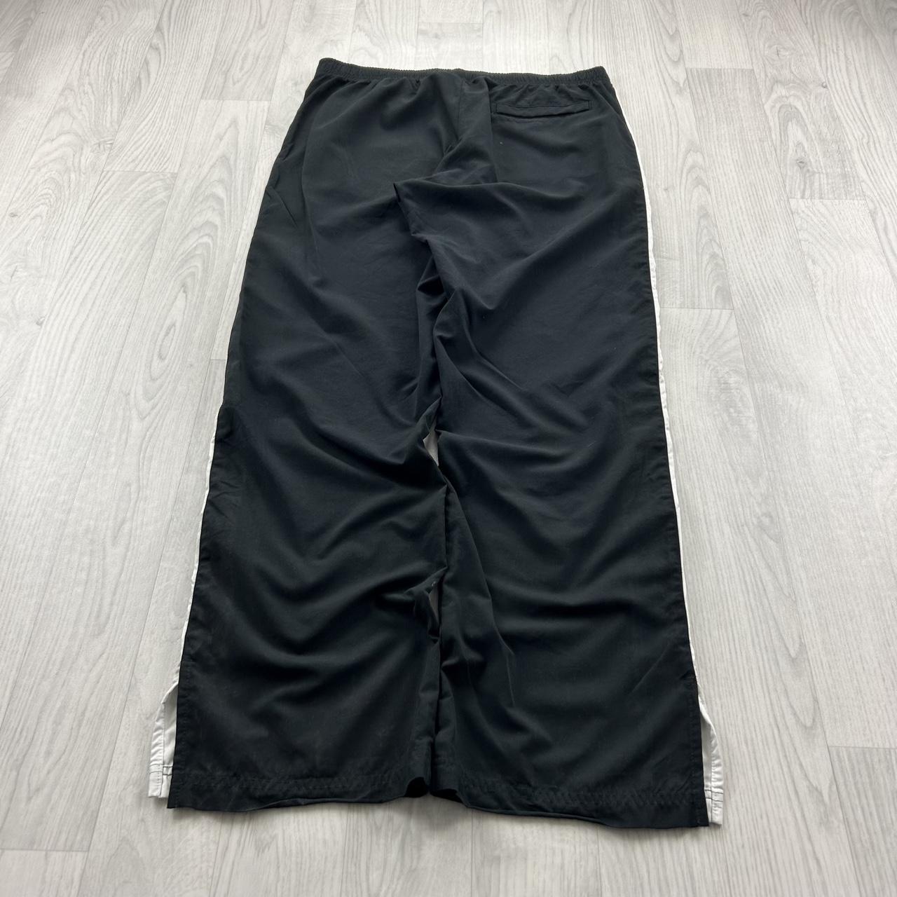 VINTAGE Y2K NIKE LOW RISE BAGGY TRACKSUIT BOTTOMS BLACK