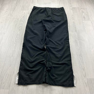 VINTAGE Y2K NIKE LOW RISE BAGGY TRACKSUIT BOTTOMS BLACK