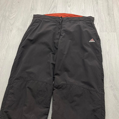 VINTAGE Y2K ADIDAS BAGGY UTILITY TRACKSUIT BOTTOMS BROWN