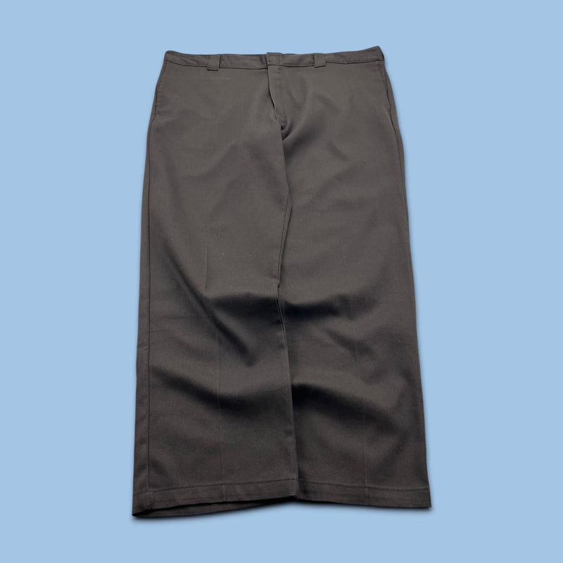 VINTAGE Y2K DICKIES 874 BAGGY TROUSERS BROWN