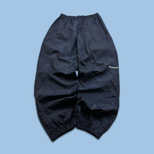 VINTAGE Y2K REEBOK BAGGY TRACKSUIT BOTTOMS NAVY