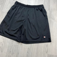 VINTAGE Y2K CHAMPION BAGGY MESH SPORT SHORTS BLACK