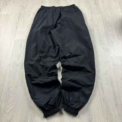 VINTAGE 90s NIKE BAGGY SHELL TRACKSUIT BOTTOMS BLACK