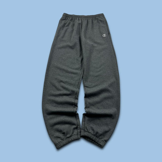 VINTAGE 00s CHAMPION BAGGY COTTON SWEATPANTS CHARCOAL GREY