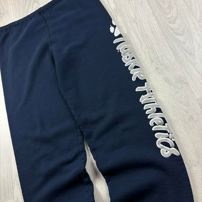 VINTAGE RUSSELL ATHLETIC COLLEGE BAGGY COTTON SWEATPANTS NAVY