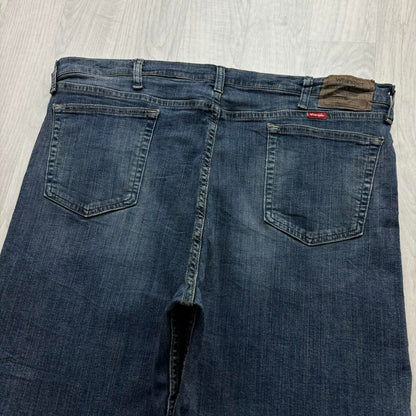 VINTAGE 00s WRANGLER BAGGY LOOSE JORTS NAVY