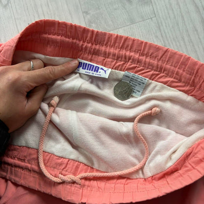 VINTAGE Y2K PUMA BAGGY TRACKSUIT BOTTOMS PINK