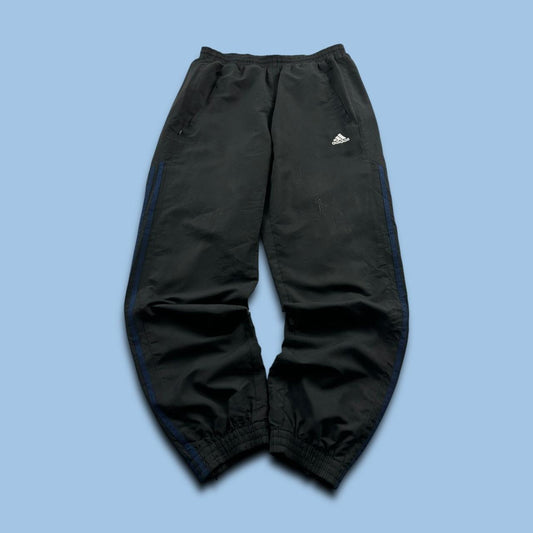 VINTAGE Y2K ADIDAS BAGGY TRACKSUIT BOTTOMS BLACK