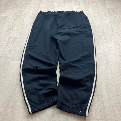 VINTAGE Y2K ADIDAS BAGGY TRACKSUIT BOTTOMS NAVY