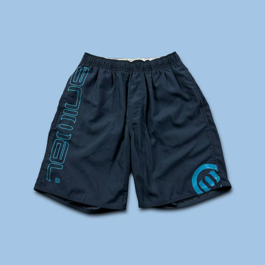 VINTAGE Y2K ANIMAL BOARD SURF SHORTS NAVY