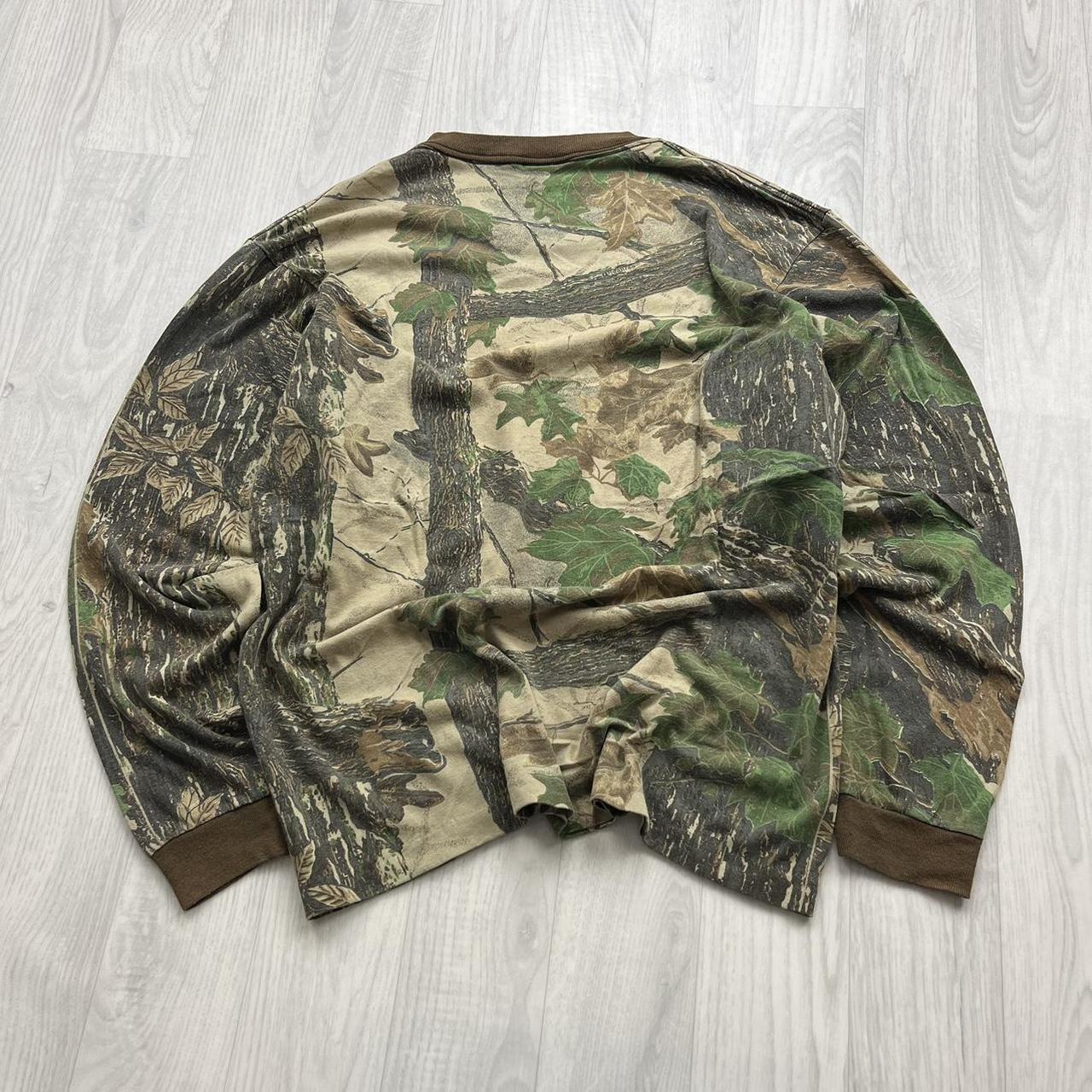 VINTAGE Y2K REALTREE LONG SLEEVE POCKET T SHIRT CAMO