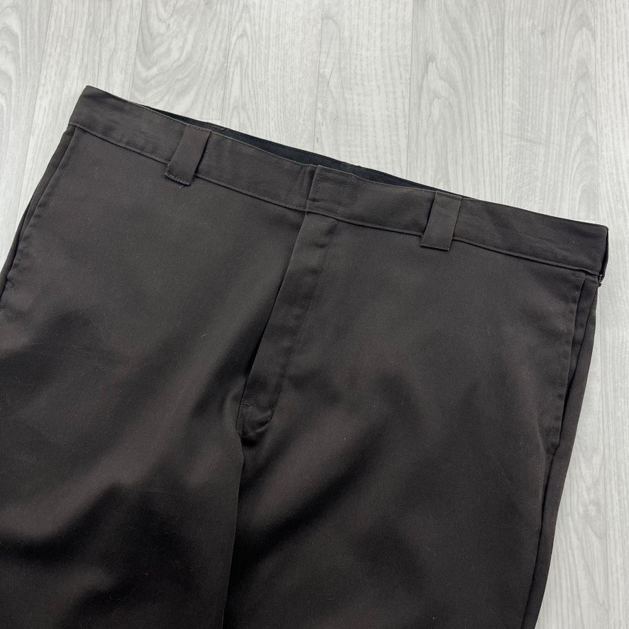 VINTAGE Y2K DICKIES 874 BAGGY TROUSERS BROWN