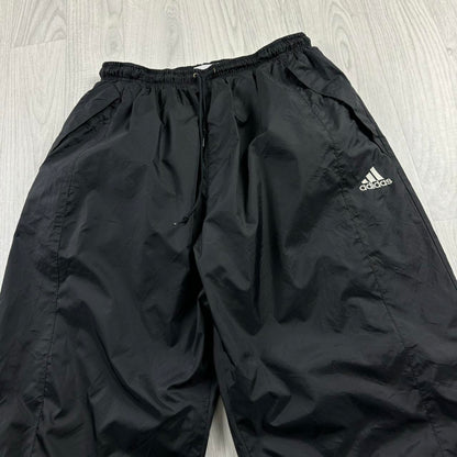 VINTAGE Y2K ADIDAS BAGGY TRACKSUIT BOTTOMS BLACK