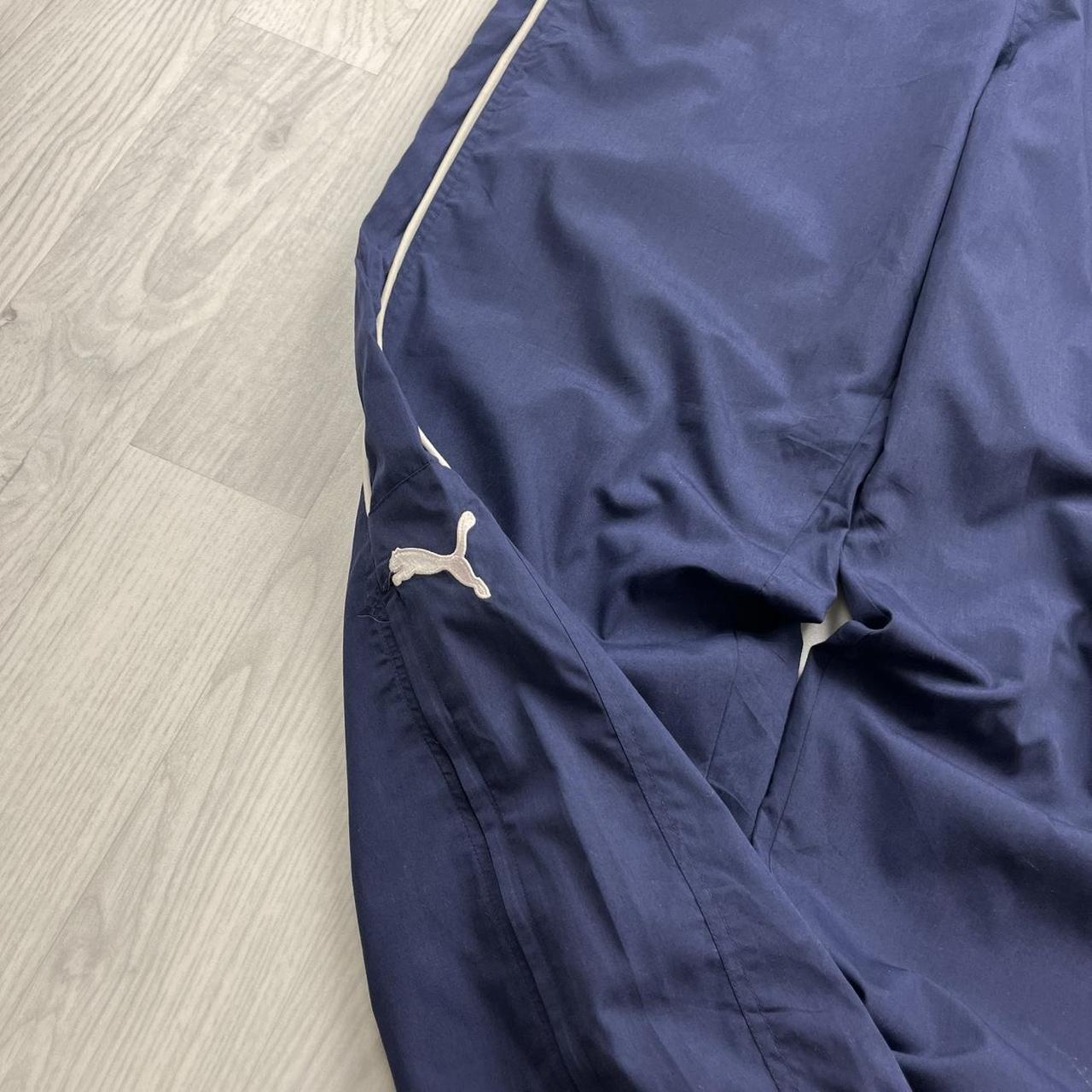 VINTAGE Y2K PUMA BAGGY TRACKSUIT BOTTOMS NAVY