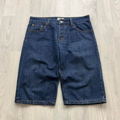 VINTAGE 00s LEVIS 501 LOOSE JORTS NAVY