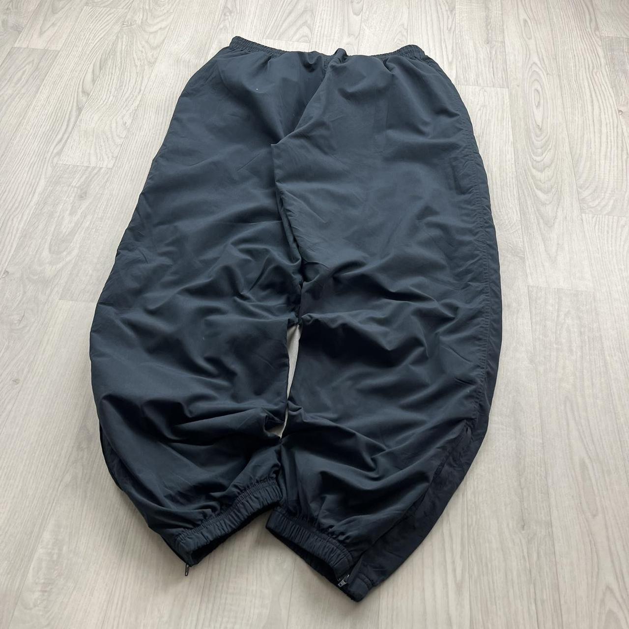 VINTAGE Y2K REEBOK BAGGY TRACKSUIT BOTTOMS NAVY