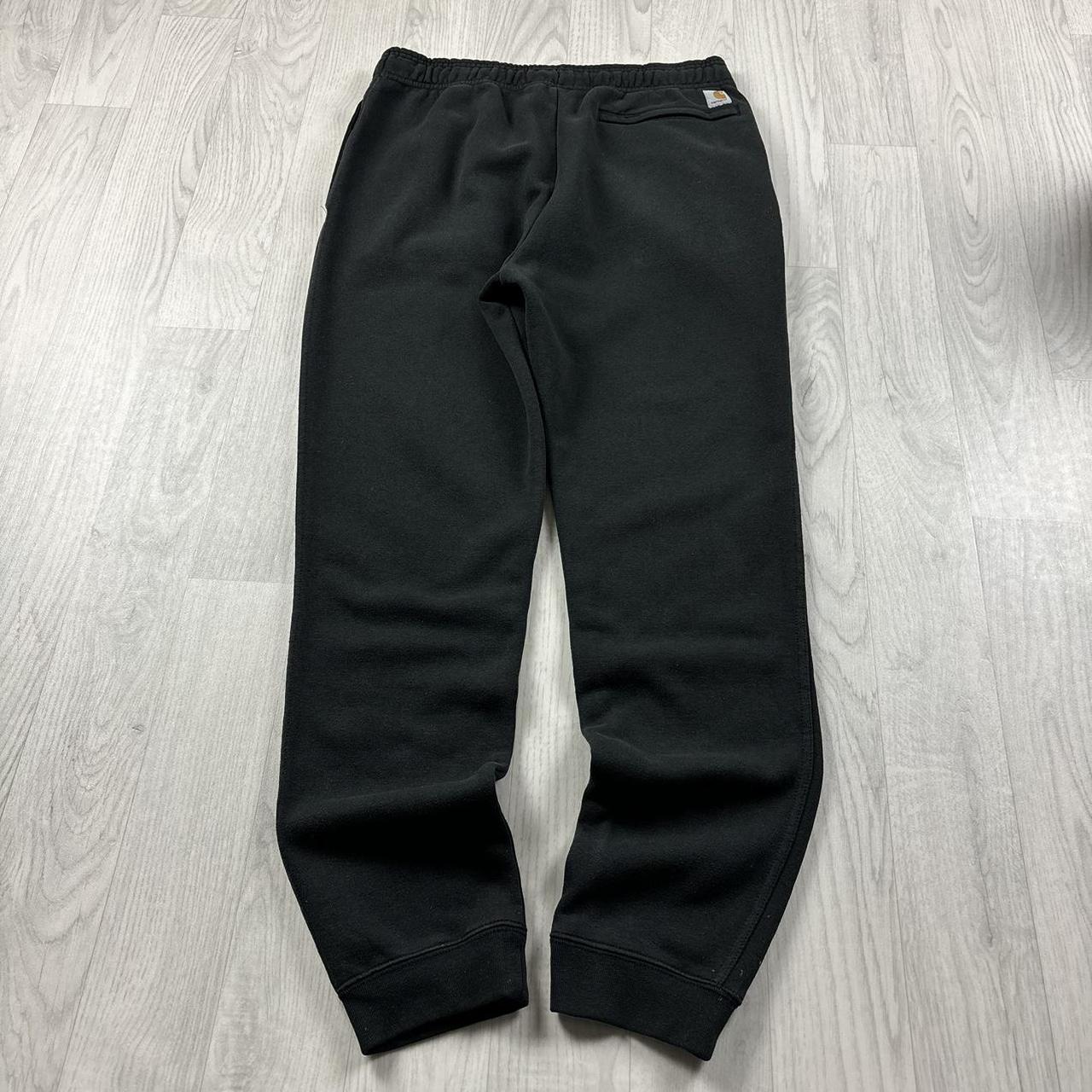 CARHARTT RELAXED COTTON SWEATPANTS BLACK