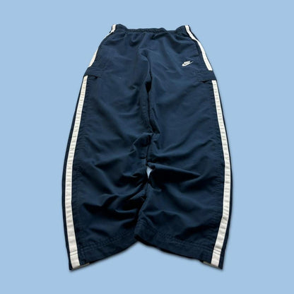 VINTAGE Y2K NIKE BAGGY TRACKSUIT BOTTOMS NAVY