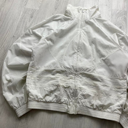 VINTAGE Y2K ADIDAS WINDBREAKER TRACK JACKET WHITE